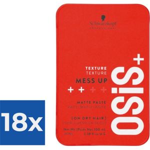 Schwarzkopf OSiS+ Texture Mess Up Paste - Voordeelverpakking 18 stuks