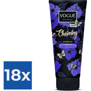 Vogue Charming Douche Gel 200 ml - Voordeelverpakking 18 stuks