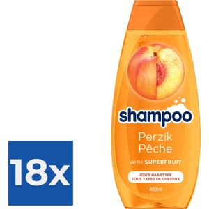 Schwarzkopf Shampoo 400ml Perzik - Voordeelverpakking 18 stuks