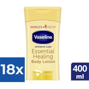 Vaseline Intensive Care Essential Healing Bodylotion 400 ml - Voordeelverpakking 18 stuks