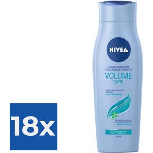 NIVEA Shampoo Volume Care - 250 ml - Voordeelverpakking 18 stuks