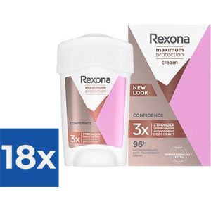 Rexona Maximum Protection - Deodorant - Stick - Confidence - 45ml x 18