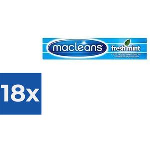 Macleans Tandpasta. Fresh Mint 125 ml - Voordeelverpakking 18 stuks