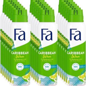 Fa Deospray - Caribbean Lemon 150 ml - Voordeelverpakking 18 stuks