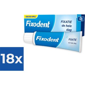 Fixodent Kleefpasta Fresh 47 gr - Voordeelverpakking 18 stuks