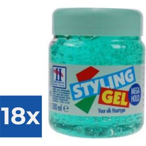 Hegron Styling Gel Megahold - Voordeelverpakking 18 stuks