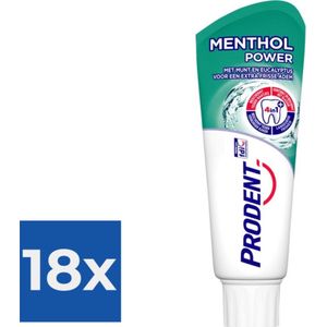 Prodent Menthol Power 75 ml - Voordeelverpakking 18 stuks