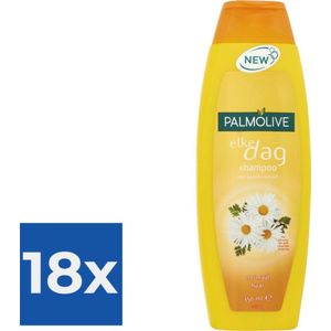 Palmolive Elke Dag Shampoo met Kamille-Extract 350 ml - Voordeelverpakking 18 stuks