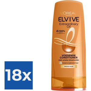L’Oréal Paris Elvive Extraordinairy Oil Conditioner - 200 ml - Voordeelverpakking 18 stuks