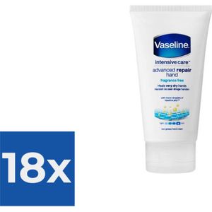 Vaseline Handcreme  Advanced Repair 75 ml - Voordeelverpakking 18 stuks