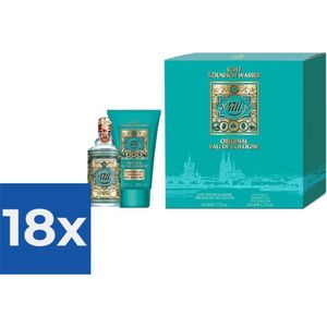 Mäurer & Wirtz - Unisex - 4711 Geschenkset - Eau de Cologne 50 ml & Douchegel 50 ml - Voordeelverpakking 18 stuks