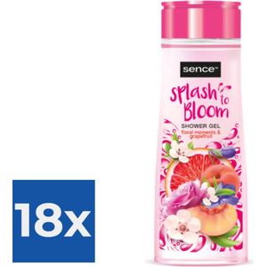 Sence Douchegel Floral Moments & Grapefruit 300 ml - Voordeelverpakking 18 stuks