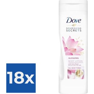 Dove Nourishing Secrets Glowing Ritual Bodylotion - 400 ml - Voordeelverpakking 18 stuks