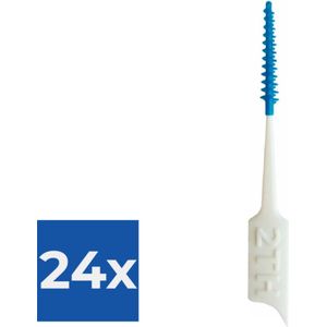 2TH Flexpicks Rubberen Interdentale Borsteltjes - 50x - Voordeelverpakking 24 stuks