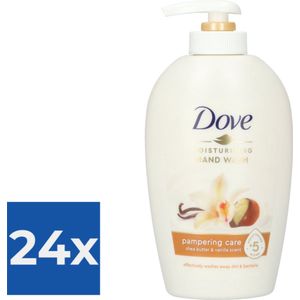 Dove Handzeep Pompje - Shea Butter 250 ml - Voordeelverpakking 24 stuks