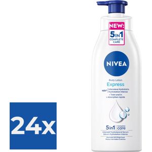 NIVEA Express Bodylotion - 400 ml - Voordeelverpakking 24 stuks