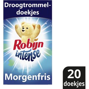 Robijn - Intense - Droogtrommeldoekjes - Morgenfris - 20 Stuks
