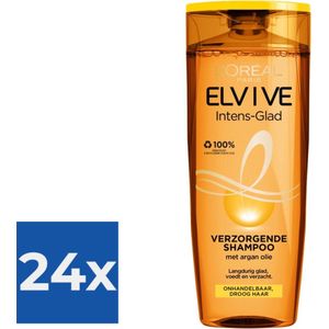 L’Oréal Paris Elvive Intens Glad Shampoo - 250 ml - Voordeelverpakking 24 stuks