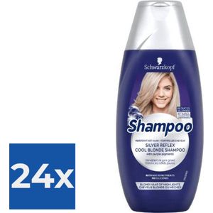 Schwarzkopf Shampoo Silver Reflex Cool Blond Reflex 250ml - Voordeelverpakking 24 stuks