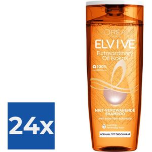 L’Oréal Paris Elvive Shampoo - Extraordinairy Oil Kokosolie - 24 x 250 ml