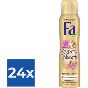 Fa Oriental Moments Deodorant Spray 150ml - Voordeelverpakking 24 stuks