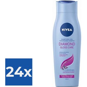 Nivea Shampoo Diamond Gloss - 250ml - Voordeelverpakking 24 stuks
