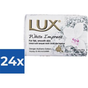 Lux Zeep - White Impress 85 gr - Voordeelverpakking 24 stuks