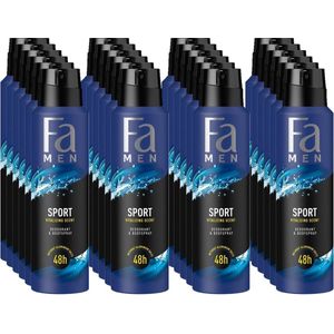 FA Deospray Sport 150 ml - Voordeelverpakking 24 stuks
