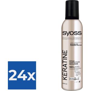 Syoss - Haarmousse - Keratin - 4 - 250ml x 24