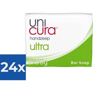 Unicura zeep ultra a2 90 gr - Voordeelverpakking 24 stuks