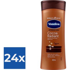 Vaseline Bodylotion - Cocoa 400 ml - Voordeelverpakking 24 stuks