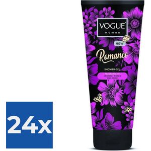 Vogue Romance Douche Gel 200 ml - Voordeelverpakking 24 stuks