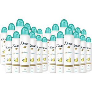 Dove Deo Spray - Go Fresh Peer & Aloe Vera - Voordeelverpakking 24 x 250 ml