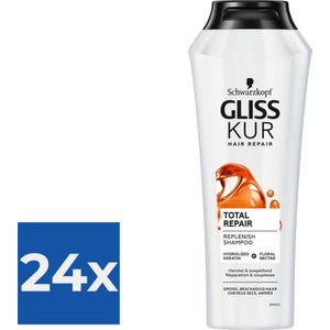 Gliss Kur - Total Repair 19 - Voordeelverpakking - Shampoo - 24 stuks