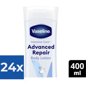 Vaseline Intensive Care Advanced Repair Bodylotion 400 ml - Voordeelverpakking 24 stuks