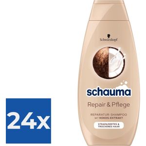 Schwarzkopf Shampoo 400ml Repair & Care - Voordeelverpakking 24 stuks