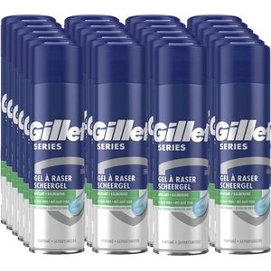 Gillette Series Scheergel - Sensitive Skin - Voordeelverpakking 24 x 200 ml