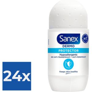 Sanex Deo Roller Dermo Protector 48H Formule - 24 x 50 Ml