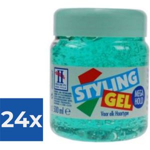 Hegron Styling Gel Megahold - Voordeelverpakking 24 stuks