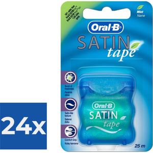 Oral-B Satin flosdraad - 25 m - Flosdraad - Voordeelverpakking 24 stuks