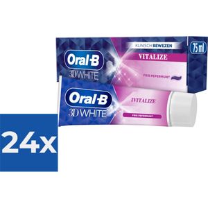 Oral B - Tandpasta - 3D White - Vitalize - 75ml x 24