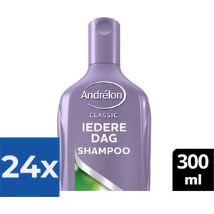 Andrélon Classic Iedere Dag Shampoo 300 ml - Voordeelverpakking 24 stuks