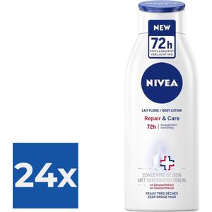 NIVEA - Repair & Care - Body Lotion - 400 ml - Voordeelverpakking 24 stuks