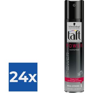 Taft Hairspray Power - 250 ml - Voordeelverpakking 24 stuks
