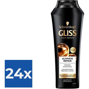 Gliss Kur Shampoo Ultimate Repair - Voordeelverpakking 24 stuks