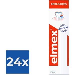 Elmex Tandpasta Anti-Caries - 75 ml - Voordeelverpakking 24 stuks