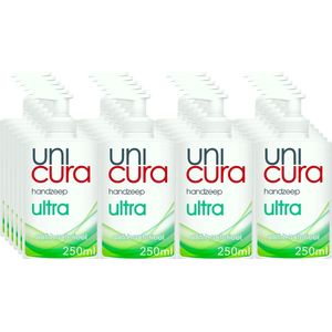 Unicura Vloeibare Zeep Ultra 250 ml Pomp - Voordeelverpakking 24 stuks