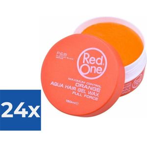 Redone Haarwax Hairwax - Aqua Orange 150ml - Voordeelverpakking 24 stuks