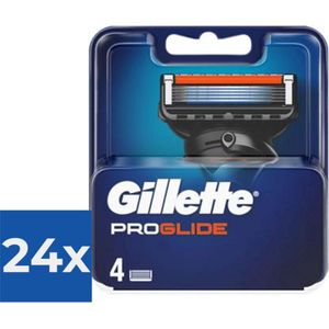 Gillette - Fusion 5 - ProGlide - Scheermejses/Navulmesjes - 4 Stuks - Voordeelverpakking 24 stuks