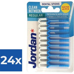 Jordan Clean Between Sticks Regular 40 stuks - Voordeelverpakking 24 stuks